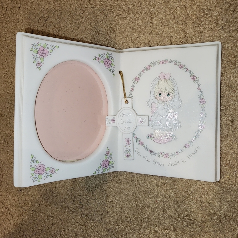 Jesus loves me photo book frame